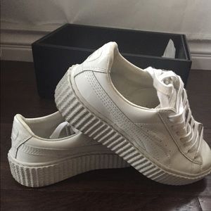 White Basket Creepers GLO Rihanna